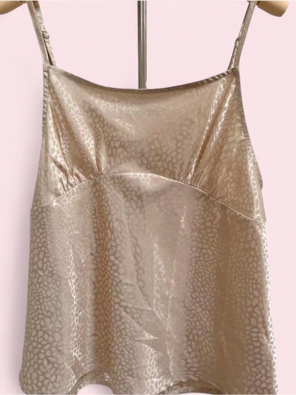 Elegant Cream Satin Women's Top